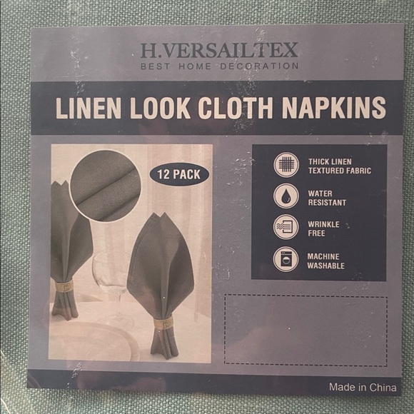 Source Unknown Other - H. Versailtex Cloth Table Napkins